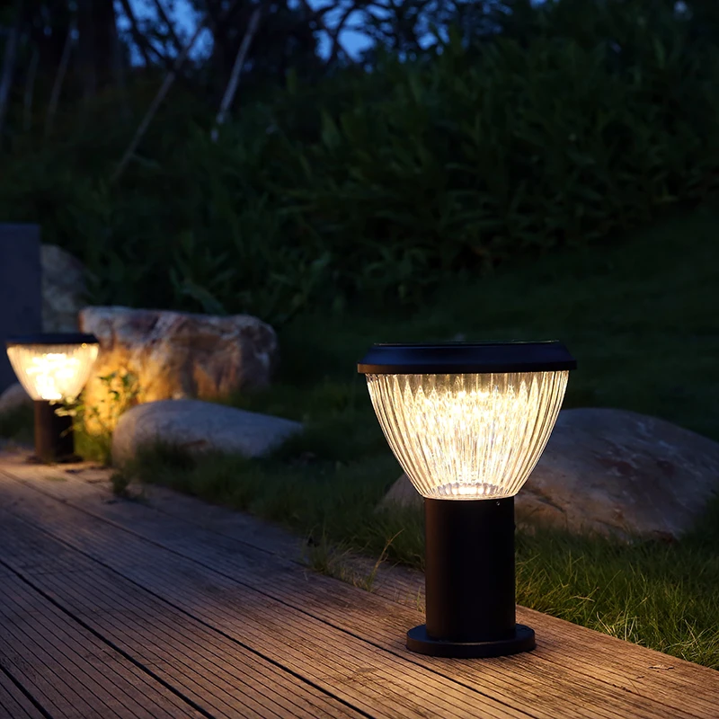 
Aluminum Sun Power Garden Path LED Lawn Lamp Solar 
