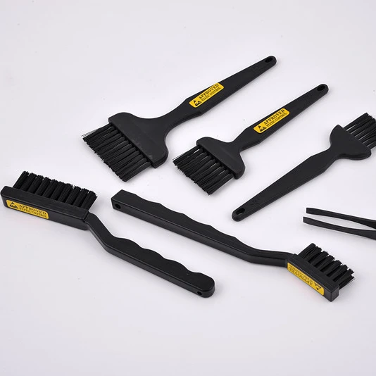 Professional wholesale cleaning PCB electronic product cleanroom black PVC ESD anti static brush