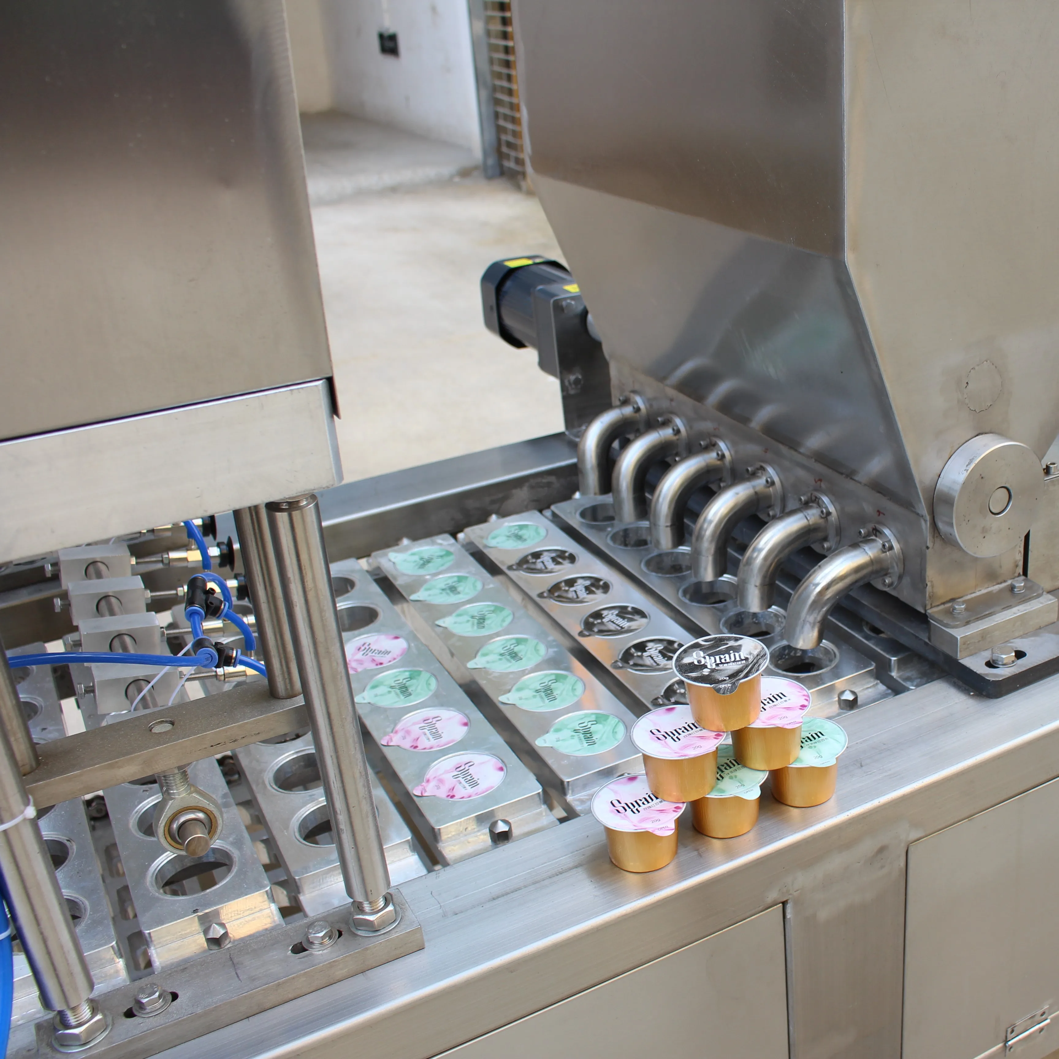 Automatic Custom Nesprsso KCup Coffee Capsule Filling And Sealing Machine  Packing Line