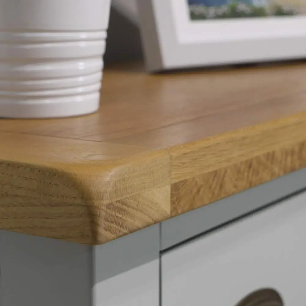 Серый современный мини-шкаф с окрашенным дубовым ласточкиным хвостом для кухни, гостиной, хранения