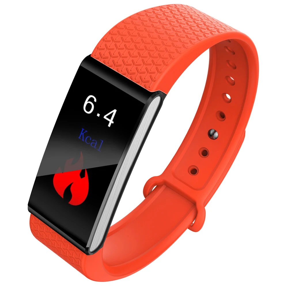 
New 0.96 inch color screen IP68 waterproof true Pedometer heart rate blood pressure smart bracelet sms notifications smart band 