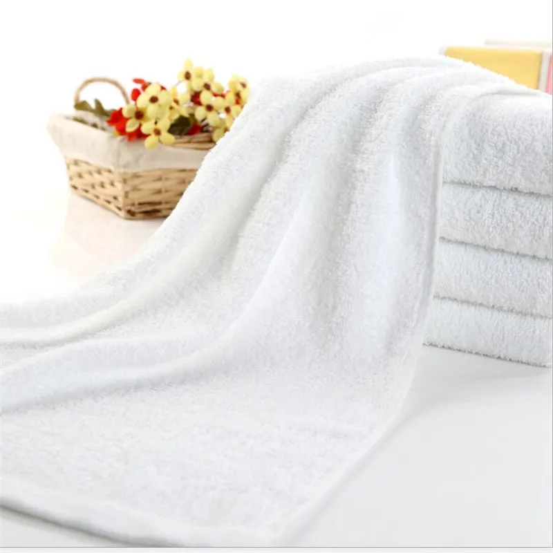 
china product cheap towel disposable white face towel for bathhouse 