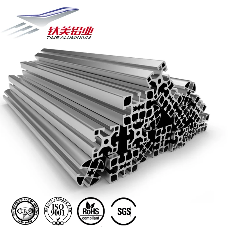 
Durable t slot aluminum extrusion 2040 4080 6063 extruded aluminum guide rail 