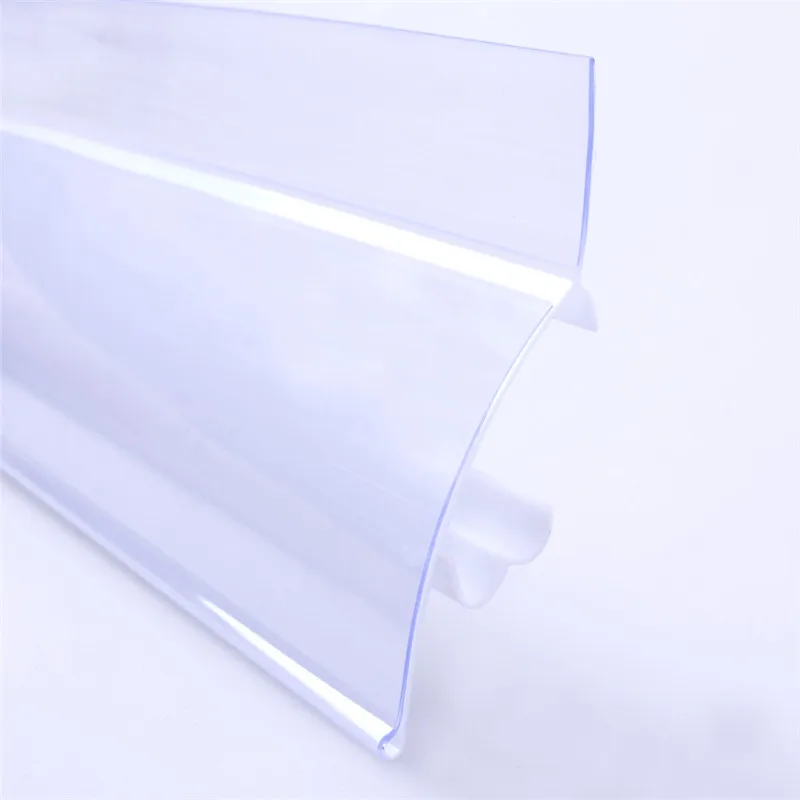 supermarket PVC plastic price label display strip