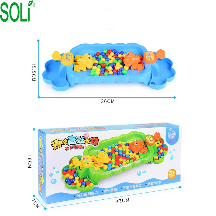 Table game frog peas toy double parent-child interaction board game