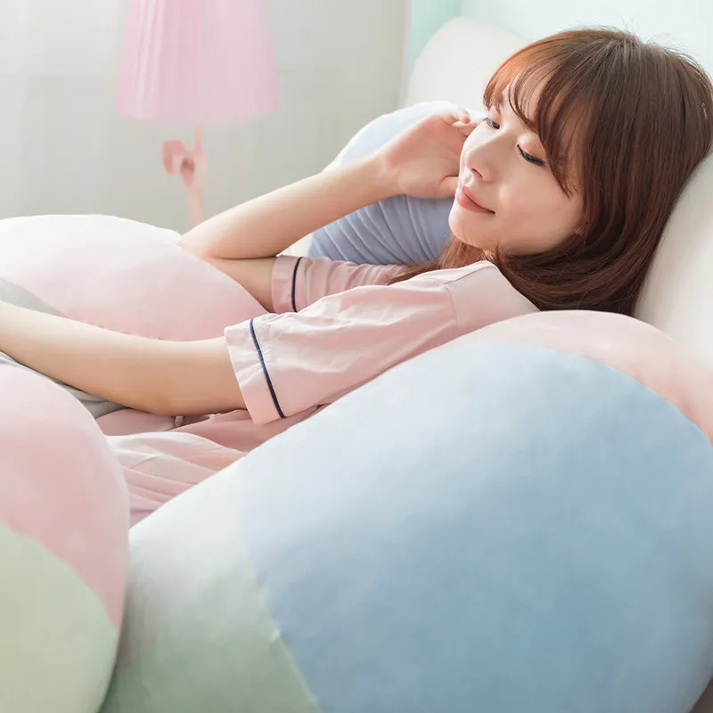 Candy color sofa headboard pillow net red bedroom cushion for home decor