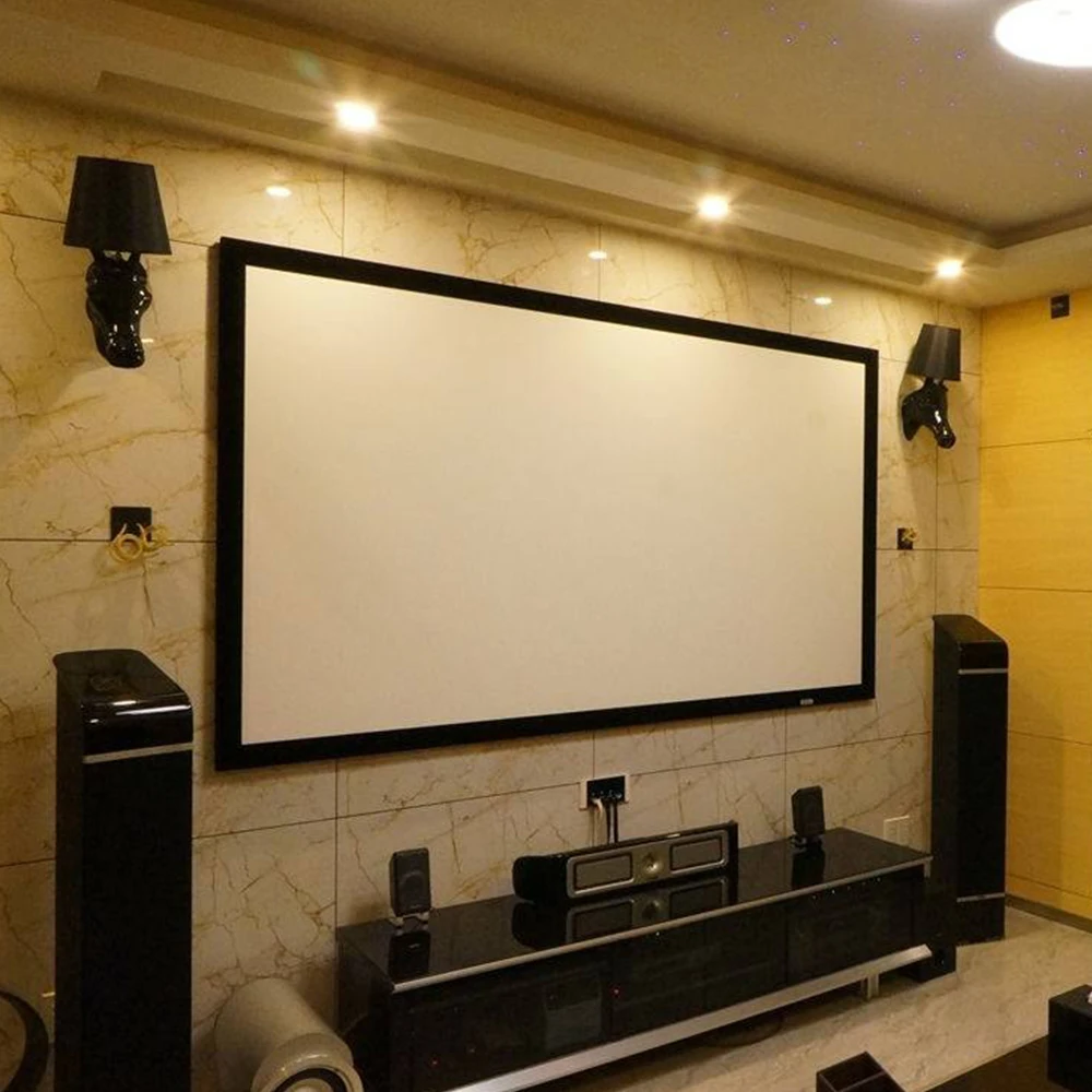 Material and Holographic Fixed Projection Screen Frame Film Style 3D Holographic Projector