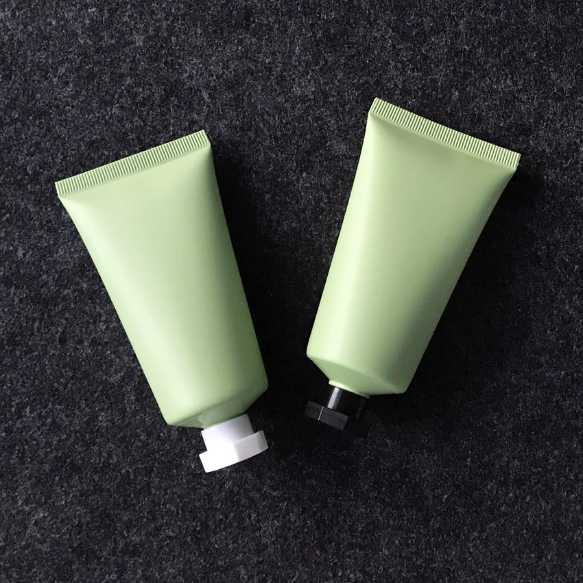 50g Green Frosted empty Facial cleanser soft tube Hand cream Cosmetic hose Aloe vera gel plastic squeeze tube