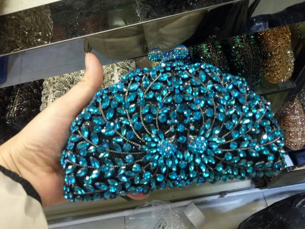 DB656 indian party bag evening clutch bags gold