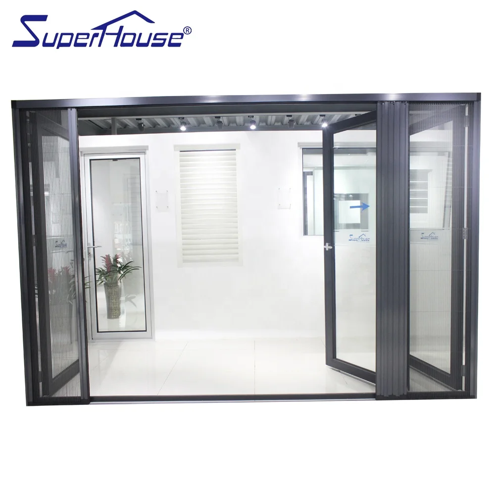  Китай складные двери Superhouse современный дизайн на