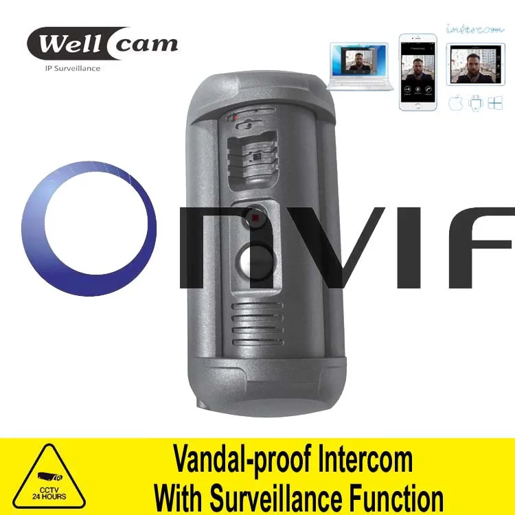 Beward sip ip intercom poe smart doorbell intercom system for home