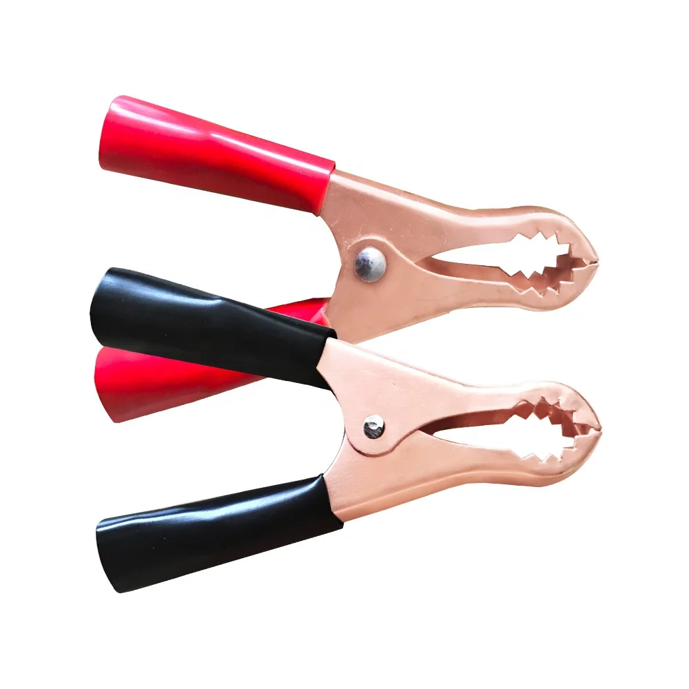 MX 50A 80 мм Проверка батареи автомобиля зажимы батареи зажимы крокодил в красный черный