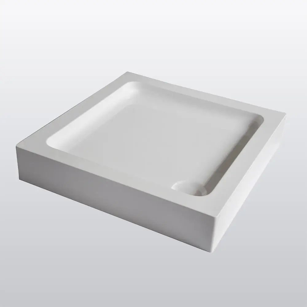 DOMO Custom Made Fiberglass 800x800 Shower Tray, Shower Base, Shower Tray