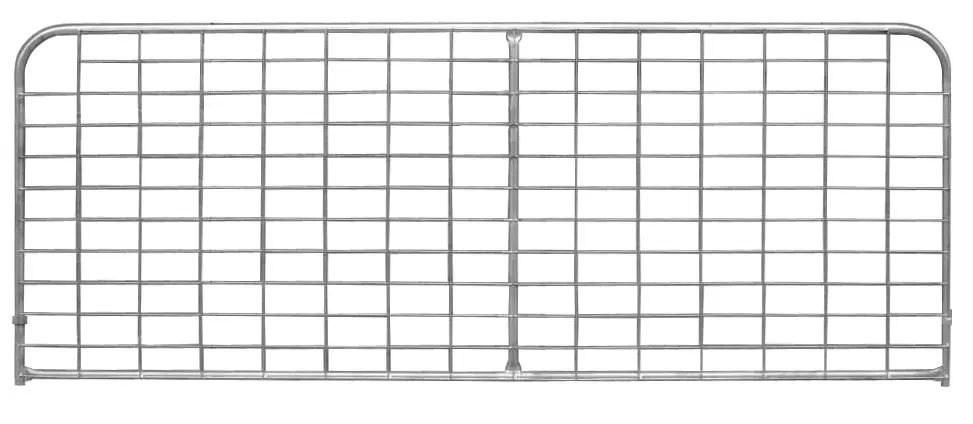 galvanized 100x200mm steel  tube metal 14 foot farm gates for sale