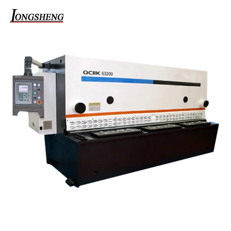 China manufacturer auto control CNC Metal Plate Hydraulic Sheet Metal Swing Beam Shearing Machine