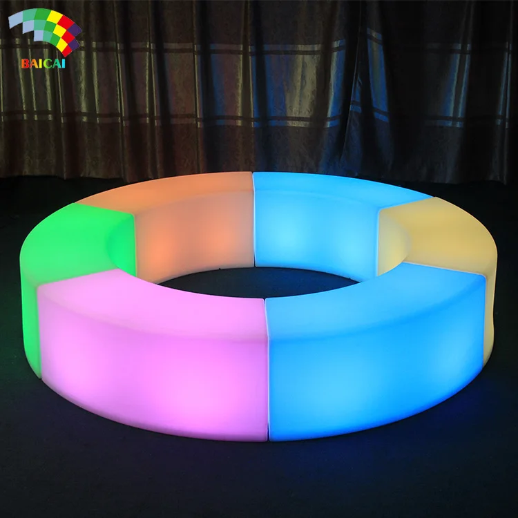 
Economical Outdoor Led Bar furniture Led Patio Furniture led bench 