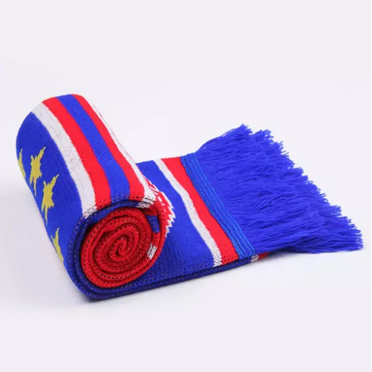 Custom knitted scarf football team club soccer fan scarf (62108050265)
