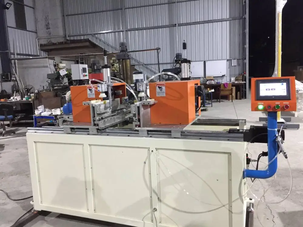 
hot sale Automatic tenon machine for PVC shutters Rail PVC Plantation shutter machines aluminum alloy 