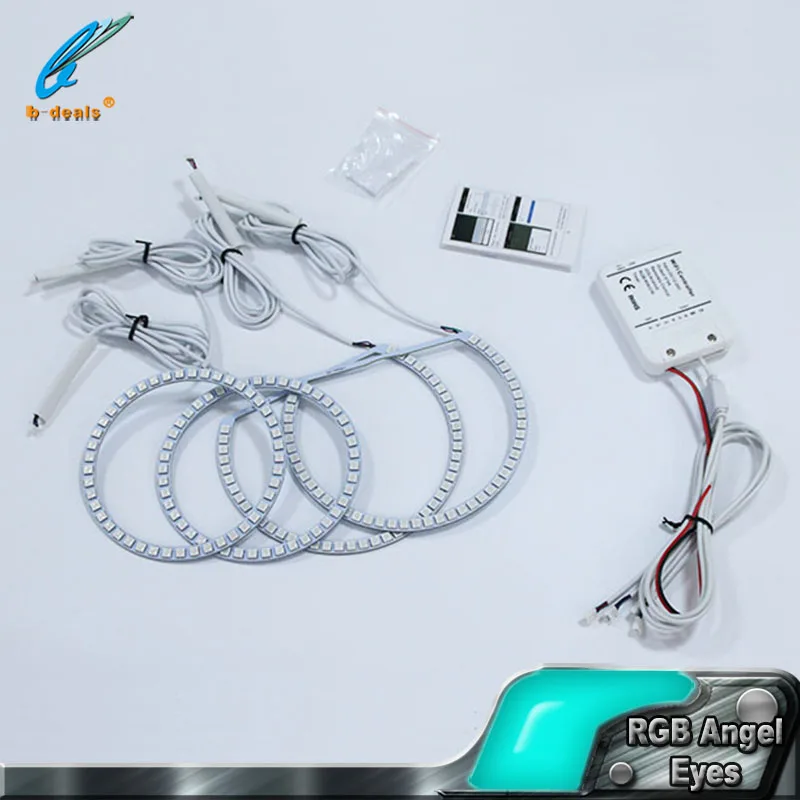 LANCER(08-10)non projector headlight projector lights with rgb angel eyes for Mitsubishi