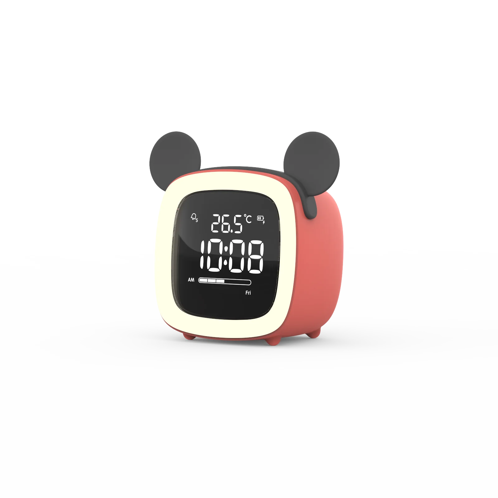 Diming Children Night Light Sleep Training Alarm Clock