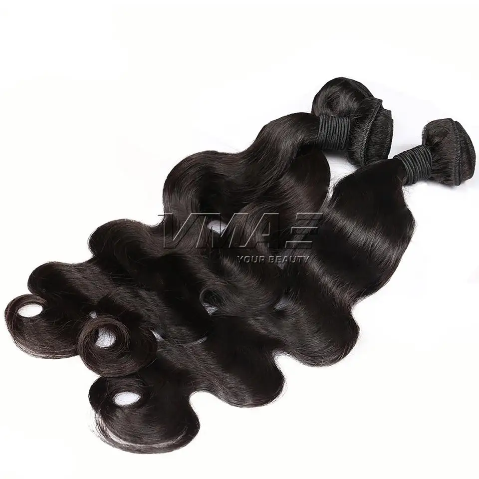 VMAE Premium Quality Italian Natural Color Loose Body Wave Human Hair Weave Bundles Raw Brazilian Virgin Hair Extension