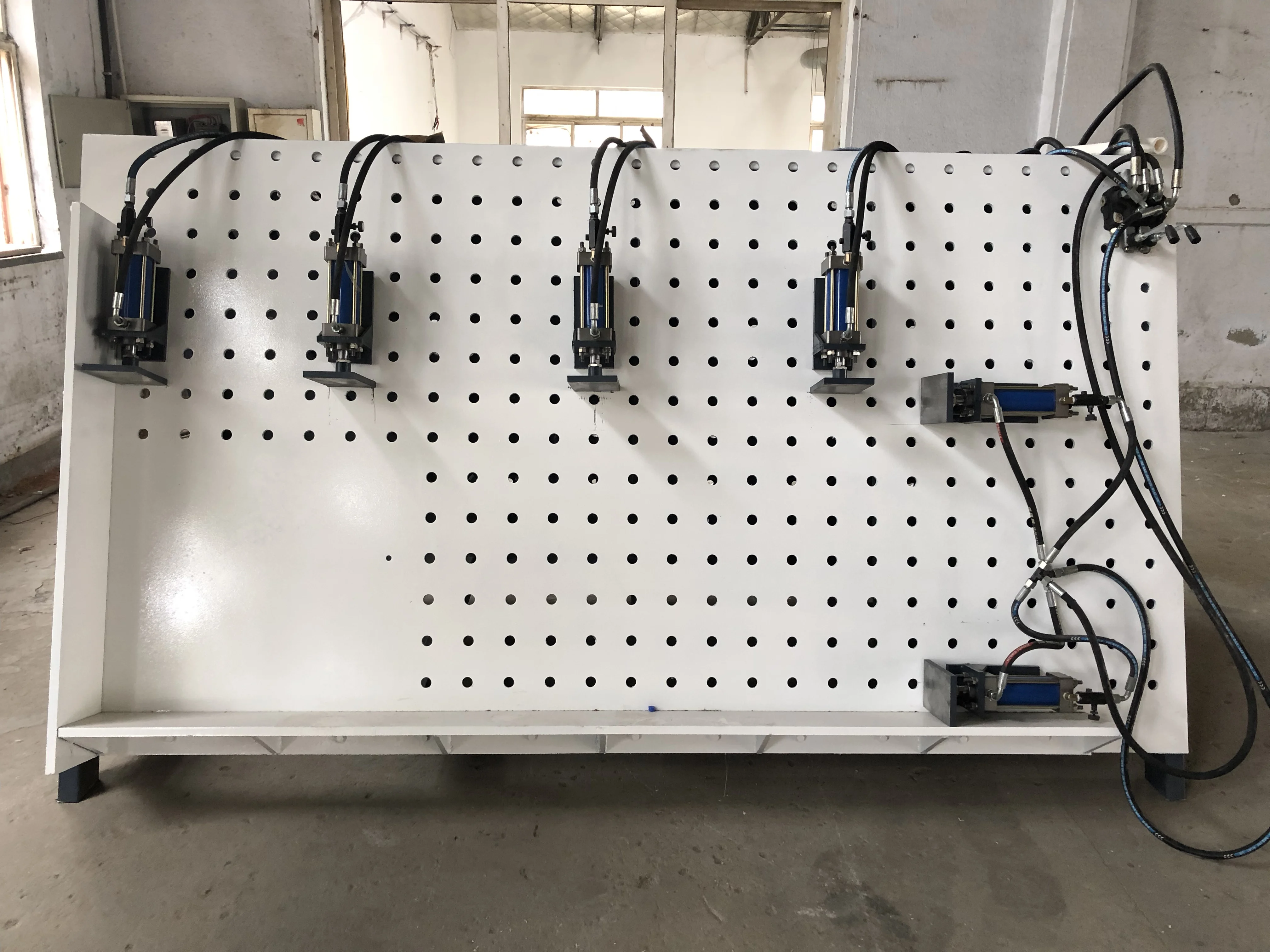 
Double worktable frame assembly woodworking machine for window ,door 