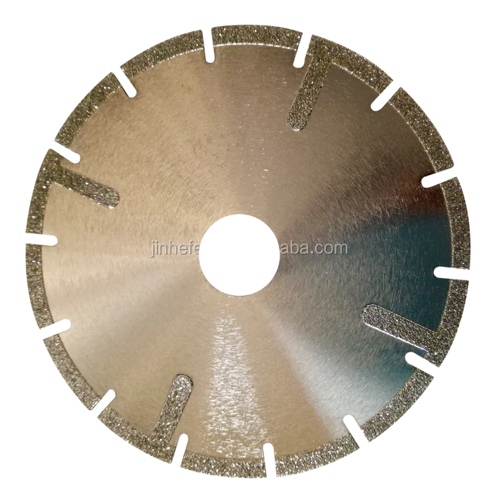 China electroplated diamond saw blade cutting sharpening disc for marble