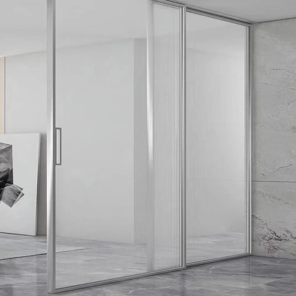 New Style Aluminum Sliding Door With Tempered Glass In Foshan