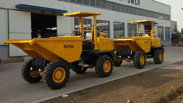 FCY50 4WD 5ton construction gold mining truck dump truck tipper