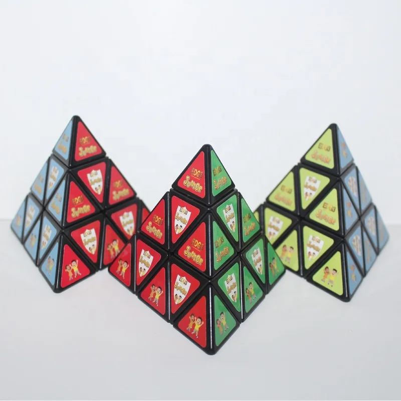 C0004A Custom Square Baby Ruby Plastic Magic Speed Cube Puzzle Toy