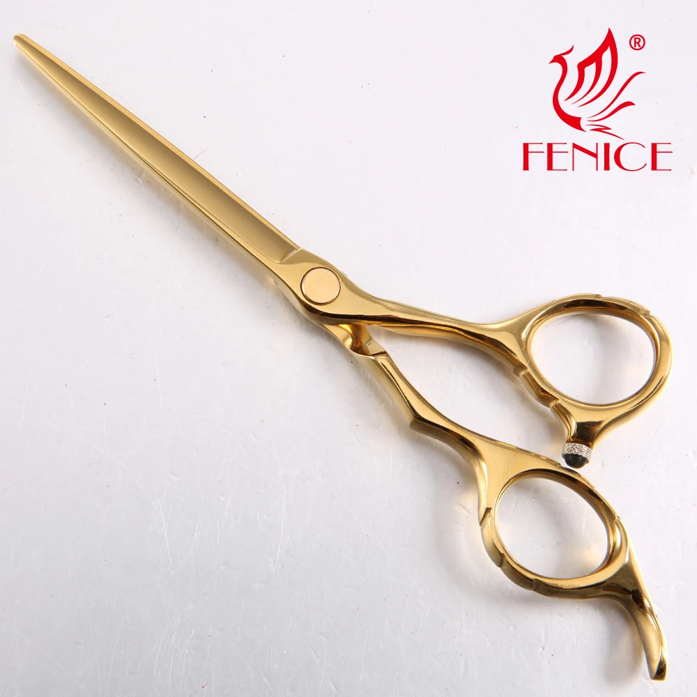 Professional 440C Stainless Steel Rose Gold Color Barber hairdressing scissors Set