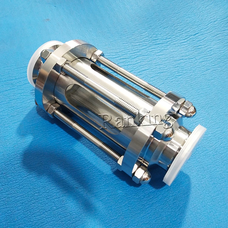 3' stainless steel 304 tank device Sanitary clamped oil level protect cover sight glass