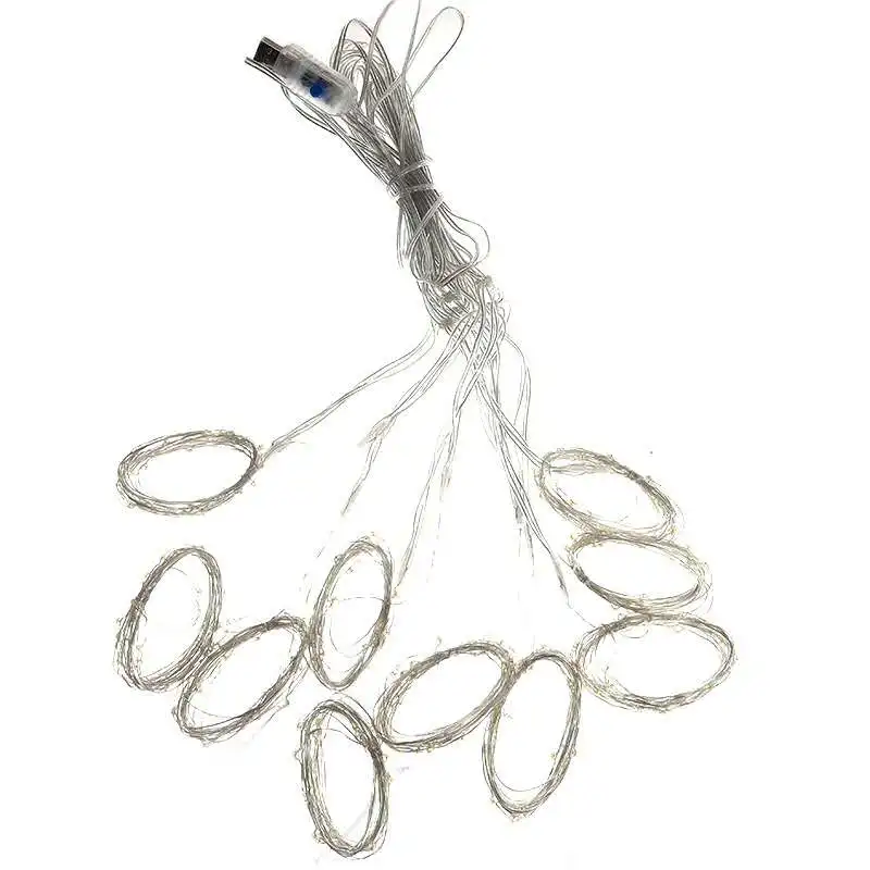 Led Rice Curtain Lights 300 LED USB Powered Fairy String Lights with Remote 8 Modes Twinkle Lights