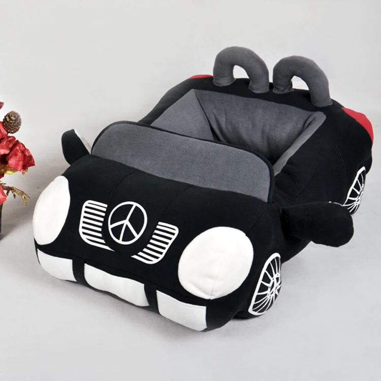 
2021 latest six designs car shaped dog bed pet bed factory 