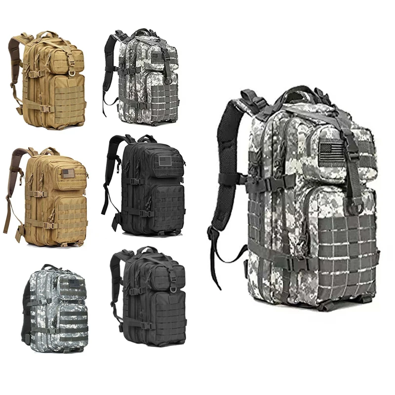Free Factory Sample Lightweight Outdoor Backpack Military Molle Backpack Tactical Outdoor Backpack
