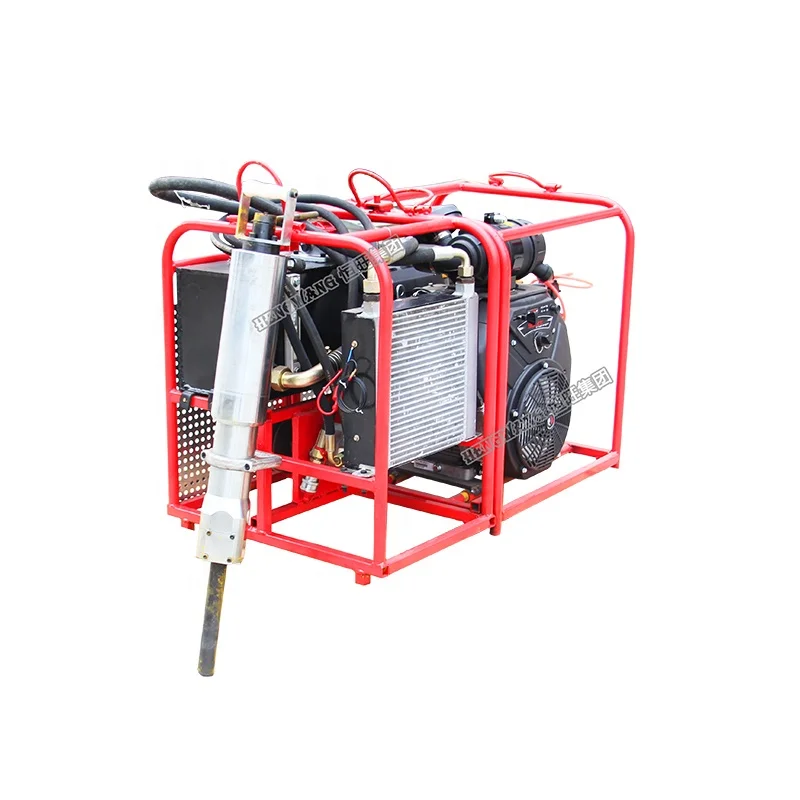 portable rock splitter 800T hydraulic stone splitting machine