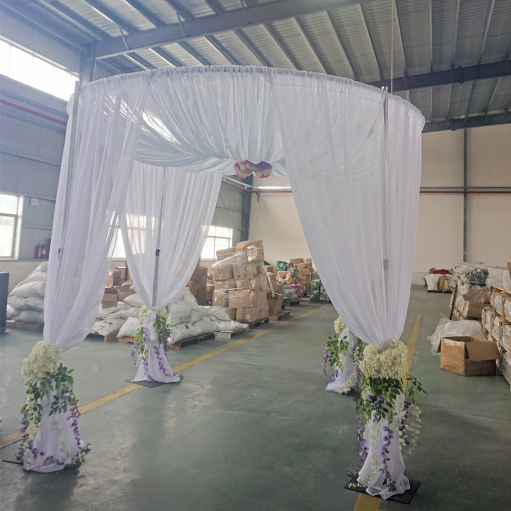 RK труба и драпировка купольный навес Круглый Свадебный мандап