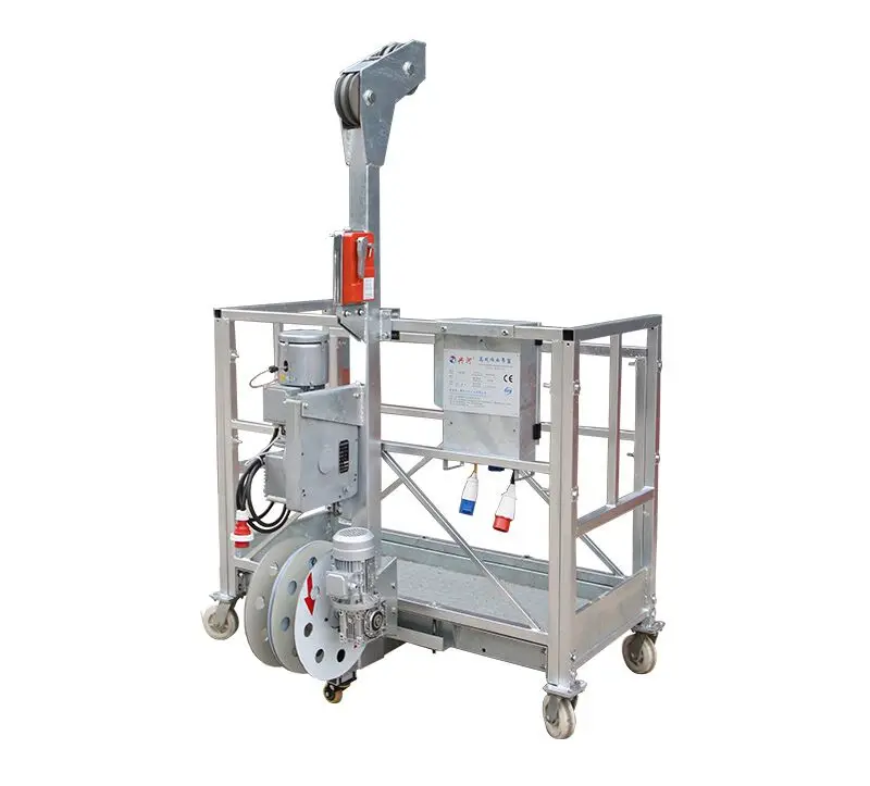 China manufacturer zlp suspended working platform / electric hanging scaffolding / malaysia gondola
