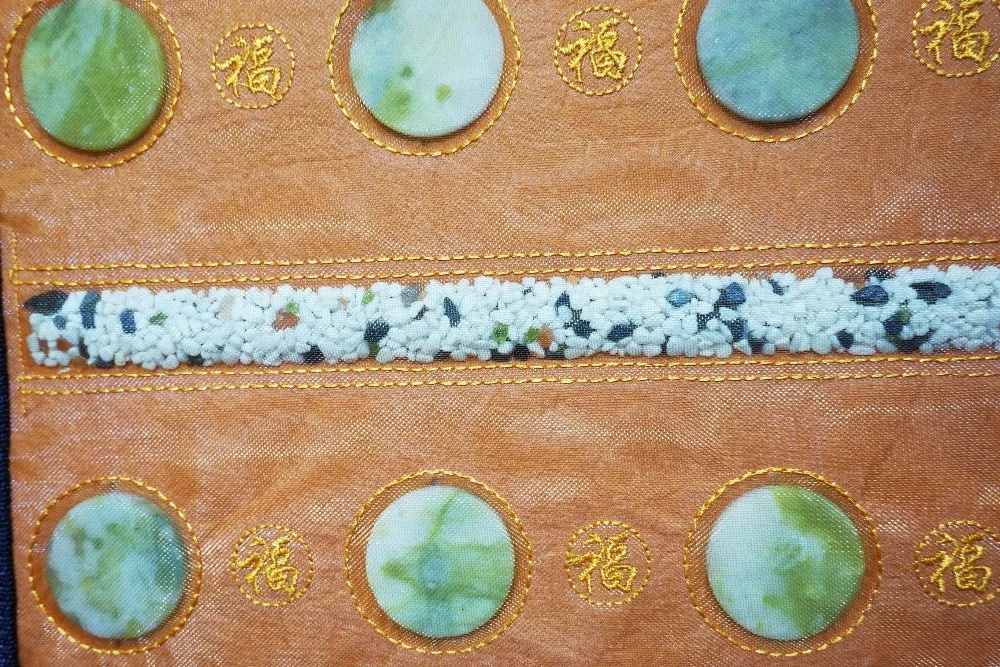 far infrared negative ion electric thermal massage jade stone warm seat cushion