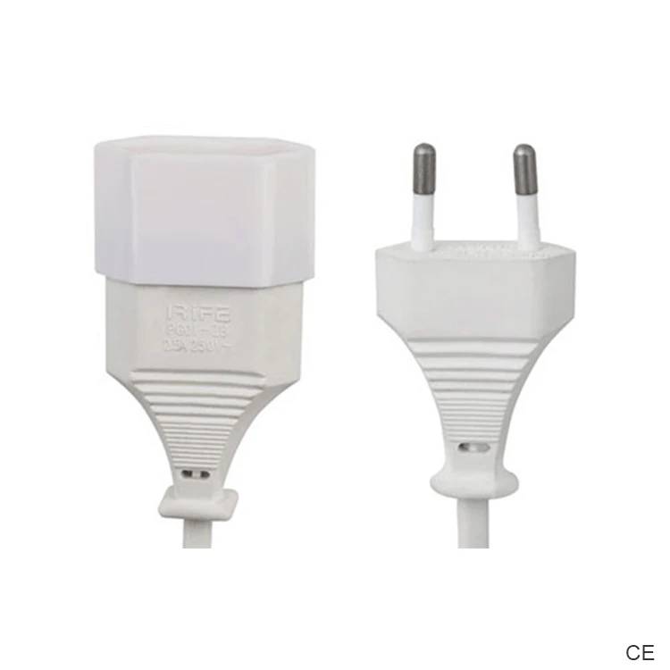 CE VDE ЕС Европейский утвержден 2 булавки Plug мощность Электрический кабель Крытый удлинитель для ПК компьютер PDU UPS