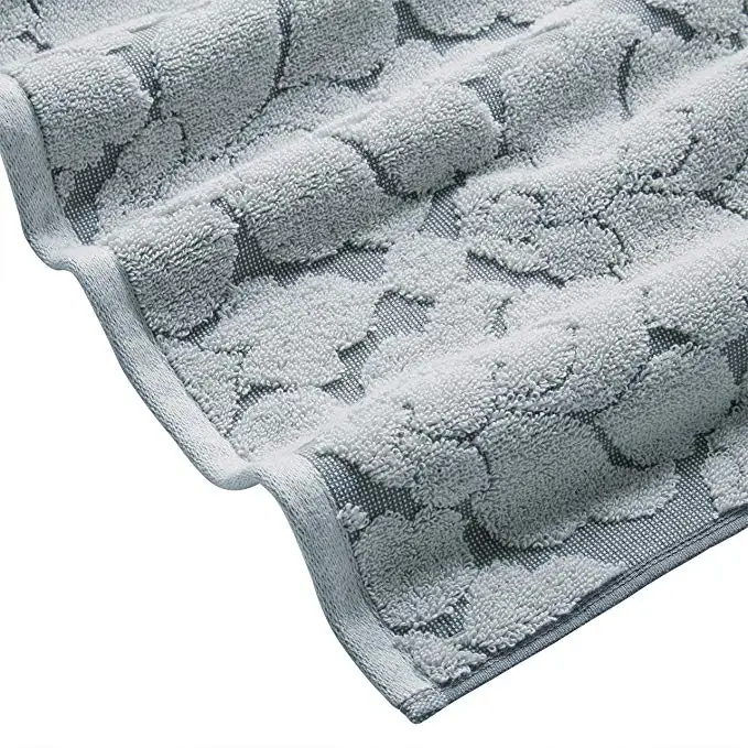 High Quality  100% Cotton Jacquard Terry Hand Towel and Face Towel