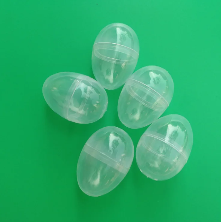 small egg shape surprise plastic capsule candy capsule toy for kids