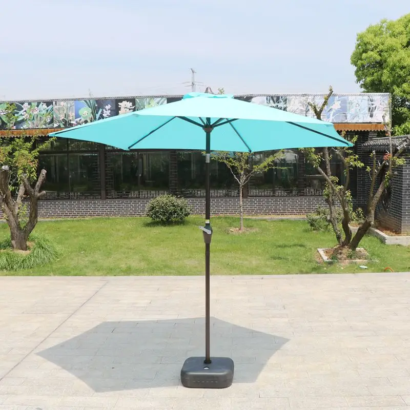 Наружная садовая мебель для патио пластиковый Зонт с ручным приводом от солнца