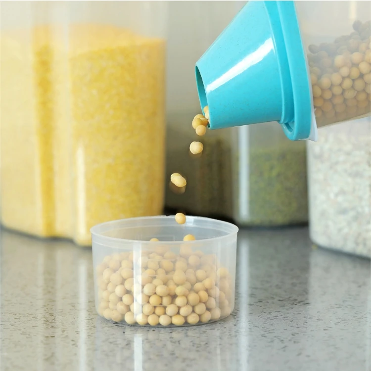 Amazon hot sale plastic moisture-proof sealed food and grain storage box Cereal Grain Bean Rice Storage Container Box