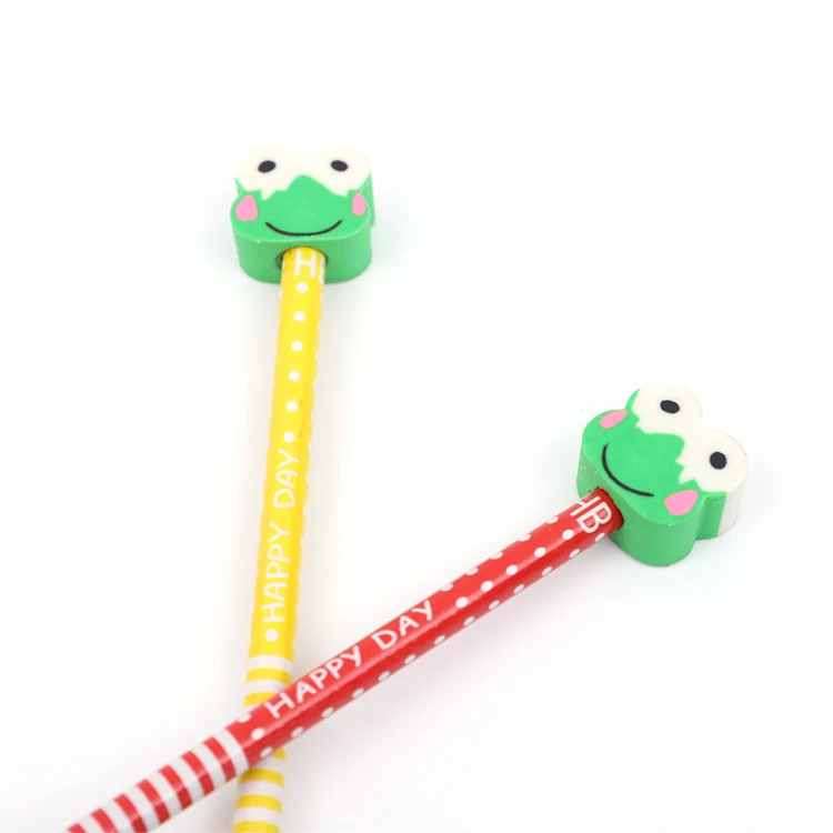Animal Shape Cute Eraser Pencil Topper as for Kid gift
