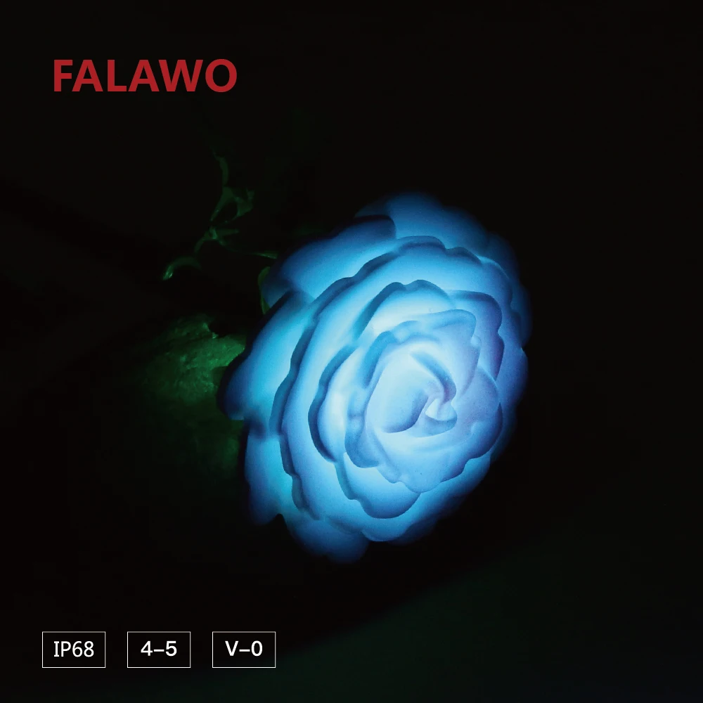 IP68 LED festival outdoor decoration RGB peony light muti color waterproof flower light