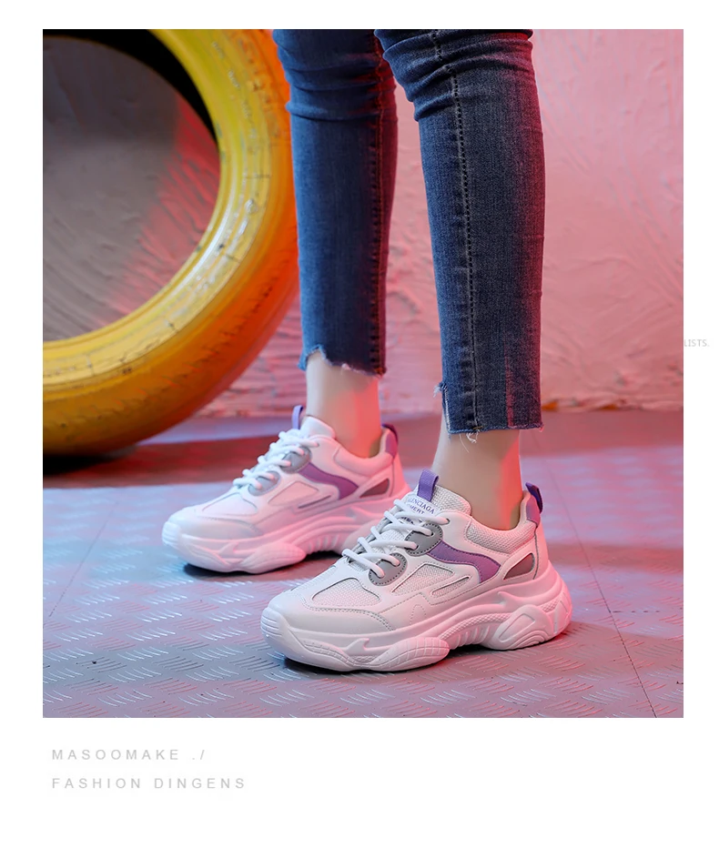 
Gowisdom 2019 spring promotion running shoes Height Increasing running shoes women sneakers running casual shoes 