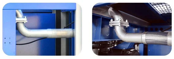 110kw Double-stage Compressed IP55 Direct Driven Screw VSD Air Compressor for Cement industry