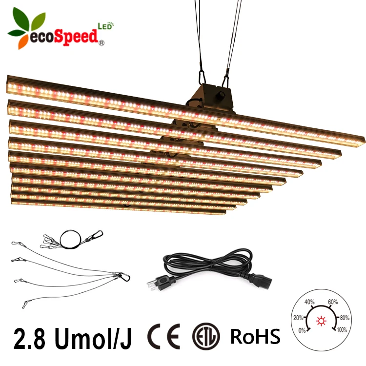 IP65 Waterproof adjustable equal 1000w hps led grow light bar 800w for indoor plants