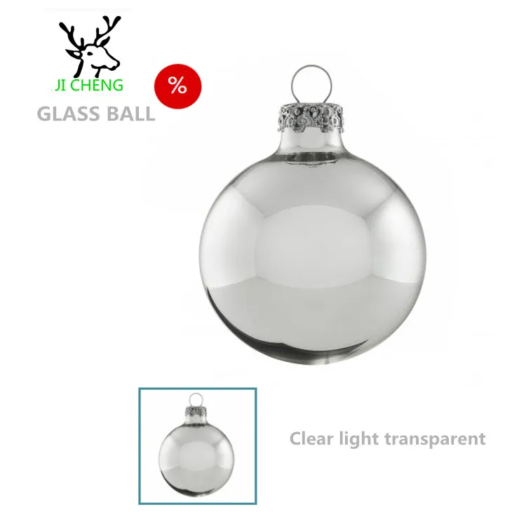 
Sparkling pearl river Christmas glass festive trinkets Christmas tree decorations 8 cm Christmas ball 